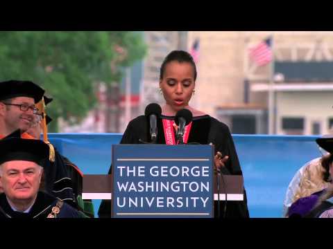 washington - George Washington University alumna, actor and activist Kerry Washington, star of hit TV show Scandal, was the commencement speaker for the 2013 George Washi...