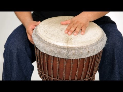 how to reskin a djembe drum