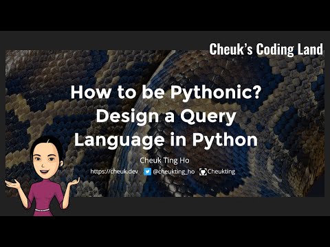 How to be Pythonic? Design a Query Language in Python