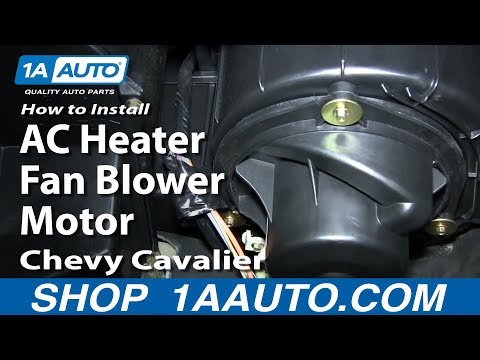 How To Install Fix AC Heater Fan Blower Motor 1995-05 Chevy Cavalier