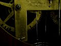 OLD GOTHIC WATERBURY CLOCK MOVEMENT, CA. 1860.