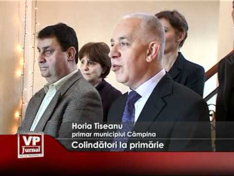 Colindători la primărie