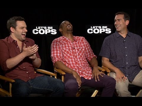Let's Be Cops Trailer & Interview: Rob Riggle, Jake Johnson, & Damon Wayans Jr Talk Possible Sequels