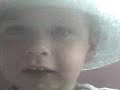 hugo dans son delire avec son chapeau et sa tete de mule,il a vol� les chaussures de maman (lol)