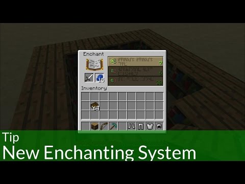 how to know what u are enchanting minecraft
