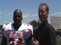 Interviews from the Northern California Football League playoff game of the Pacifica Islanders and the Central Coast Barnstormers.