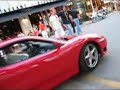 Ferrari 360 start up and arrives at the Ferrari Meeting Ferrari 360 start up and arrives at the Ferrari Meeting