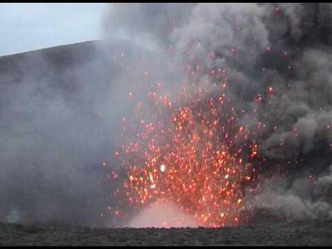 Yasur Volcano Erupting - Vanuatu