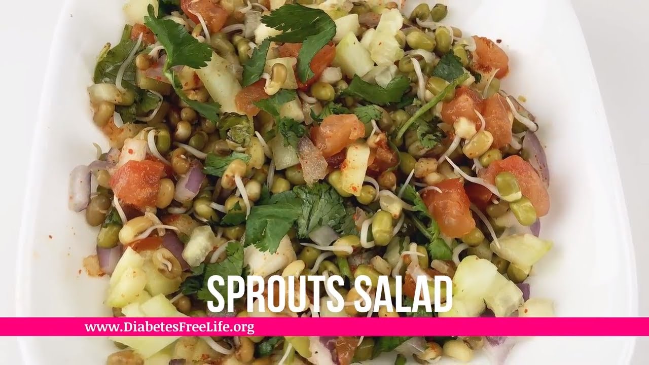 Sprouts Salad | Lentil Salad | Diabetes Friendly | Vegan Recipe