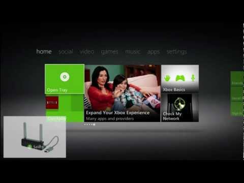 how to wireless adapter for xbox 360
