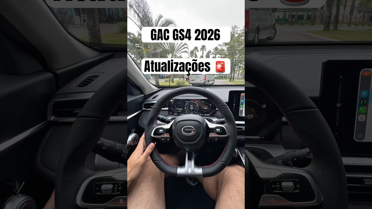 GAC GS4 ATUALIZAÇÕES MODELO 2026 🚨 #gac #gs4