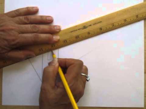 how to draw the letter k in 2 point perspective