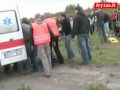 Drifter crashes into crowd of people - accident, crash, crowd, drift, drifter, drifting