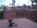 i get nailed at the end... get back up and land it.. i get nailed at the end... get back up and land it..