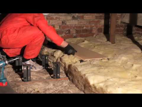 how to fit loft insulation