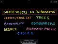 Graph Theory - An Introduction!