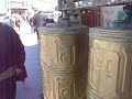 Prayer Wheels outside Potala Palace