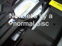 Playing a deformed disc Playing a deformed disc