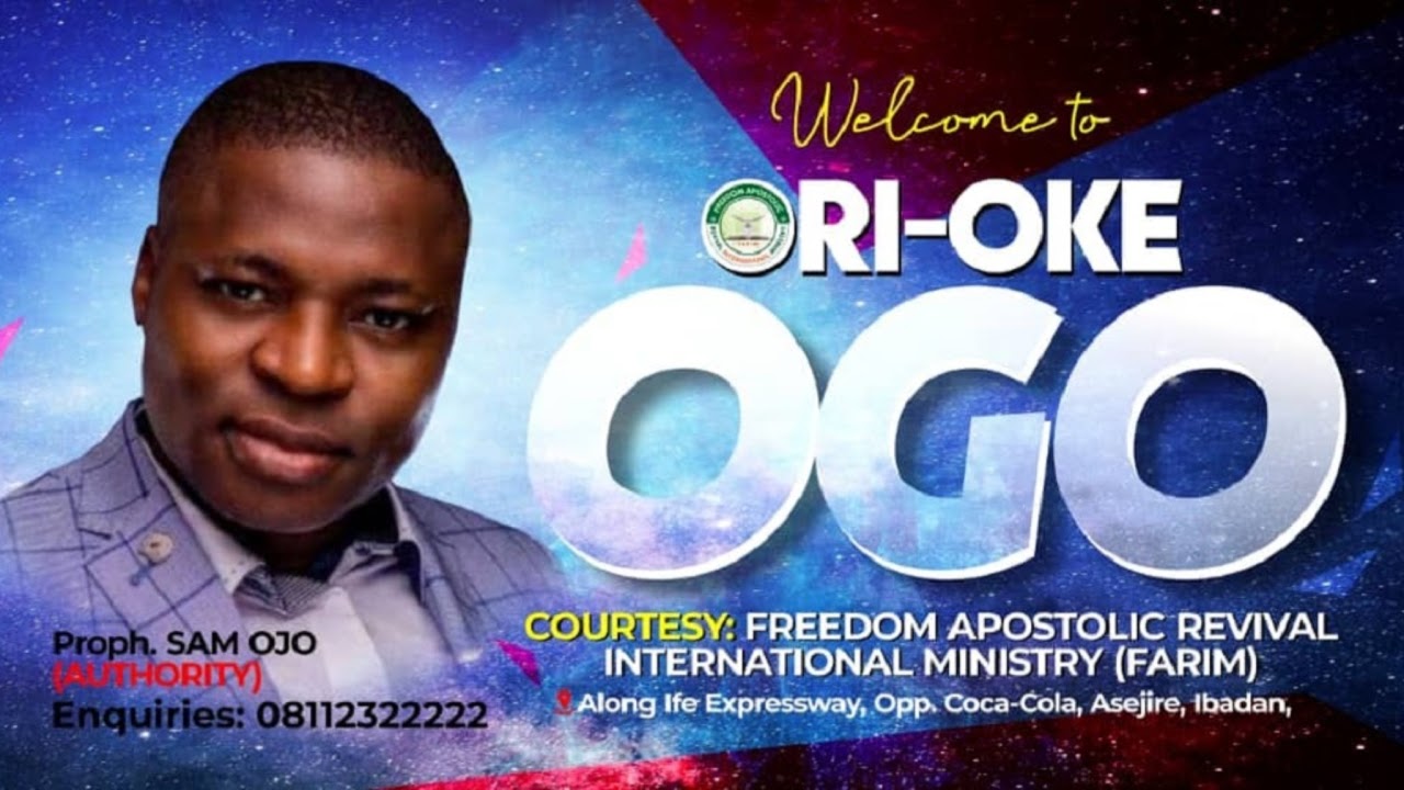 EKITI STATE TOTAL FREEDOM CRUSADE | LIVE | PROPHET SAM OJO AUTHORITY | ADO EKITI, EKITI STATE. DAY 2