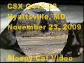 CSX Q415 With SD70MAC's on the Wye