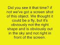 UFO sighting in Niangua Missouri