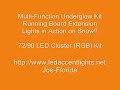 Skidoo GTX 500SS LED Underglow Kit / Joe Florida - Running Boards Extension - On Snow