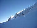 Allalin downhill on the glacier...Wooooooowww Allalin downhill on the glacier...Wooooooowww