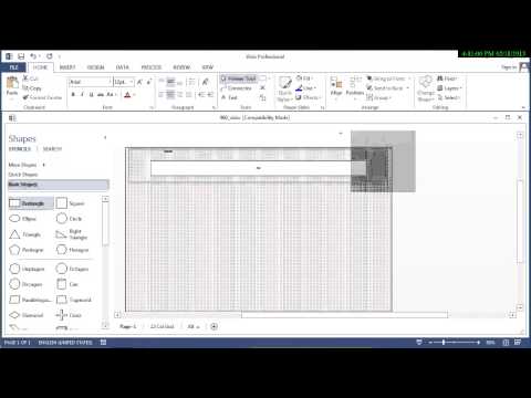 how to snap to grid in visio 2010