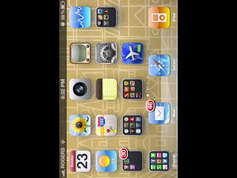 how to turn screen rotation on iphone 4