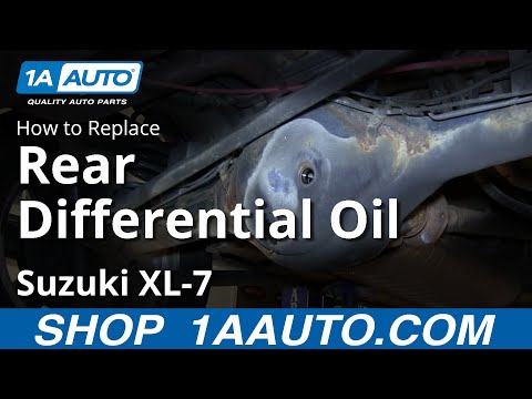 How To Service Change Gear Oil Rear Differential Suzuki XL-7 and Grand Vitara