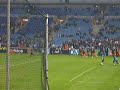 les joueurs lorientais entre dans le stade velodrome