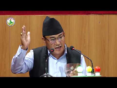Mr. Sher Bahadur Budha while participating in the discussion of the twenty-third meeting of the second session of the second term