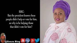 BBC Reports: "Nigeria's President warned by First Lady Aisha Buhari"...