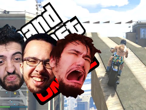 GTA V ONLINE - PISTA MALDITA DOS RAGES! FIQUEI PUT&*()! Com MarcsZero, Patife e Ludgero