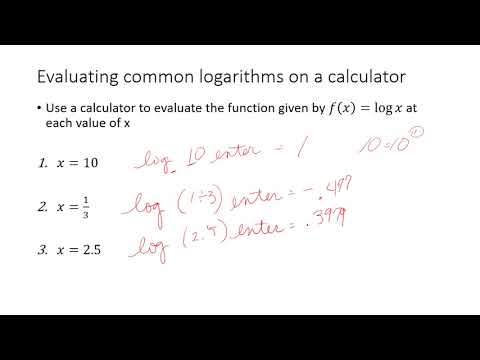 PreCalculus 3.2 A: logarithmic functions and their graphs – Mrs ...