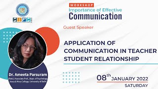 Application of Communication in Teacher-Student Relationship