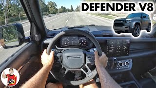 The 2022 Land Rover Defender 90 V8 is for Bond Villains with Big Budgets (POV Drive Review) by MilesPerHr