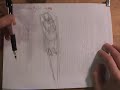 Human Figure Drawing Lesson 8 : 3/4 Perspective from Above
