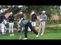 Phil Mickelson US Open Pebble Beach 2010 with Dustin Johnson 2nd tee