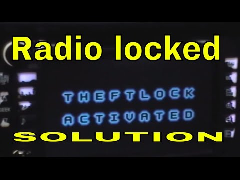 how to unlock gm cd player