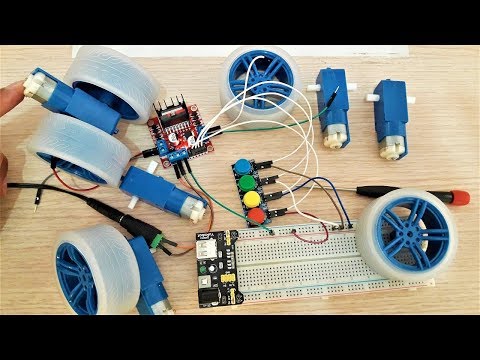 BANGGOOD Rubber Wheels TT Motor DIY Kit For Arduino Smart Chassis Car Accessories