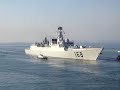 chinese warship guangzhou enters portsmouth harbour