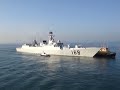 Chinese Warship Guangzhou Enters Portsmouth Harbour