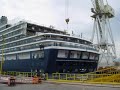 m.s. Westerdam in drydock