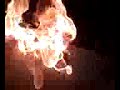 Pingpong balls on fire!