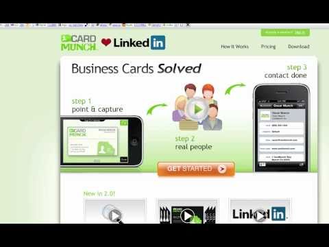 how to put linkedin on business card