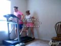 funny treadmill accident