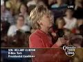 Hillary on Bush\
