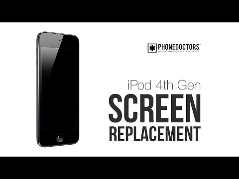 how to repair a ipod touch screen