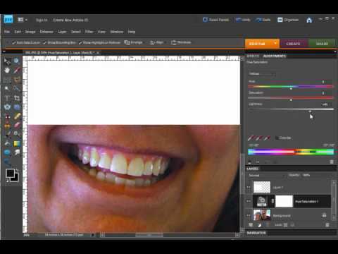 how to whiten teeth in pse 8